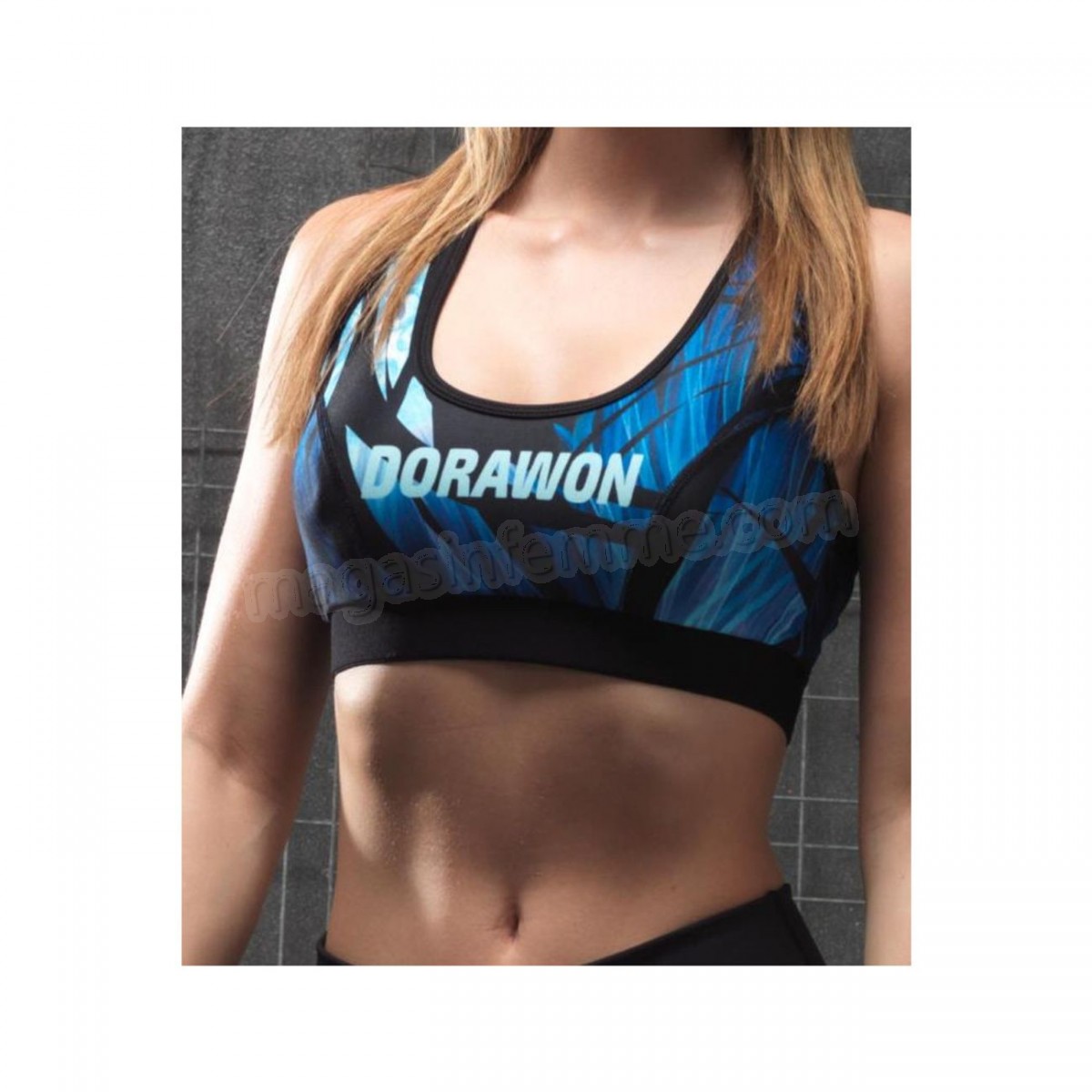Dorawon-Fitness femme Dorawon Brassière push up BLUE LIFE, par DORAWON en solde - -1