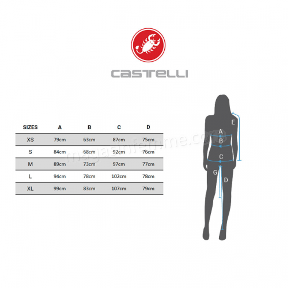 Castelli-Cycle femme CASTELLI Castelli Free Tri en solde - -3
