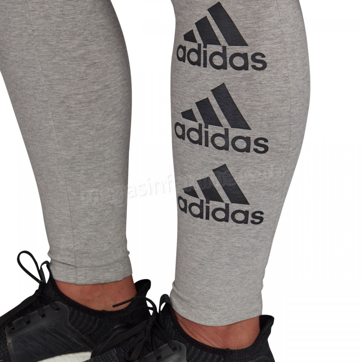 Adidas-Fitness femme ADIDAS Collant femme adidas Stacked Logo en solde - -10