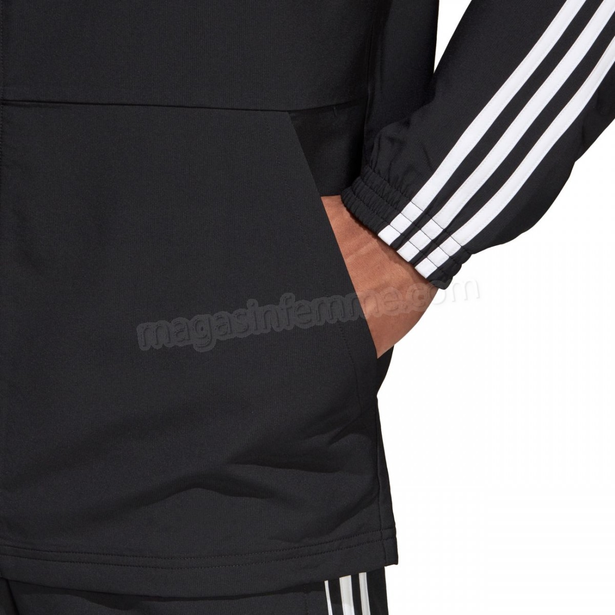 Adidas-Fitness homme ADIDAS Coupe-vent adidas Essentials 3-bandes Woven en solde - -8
