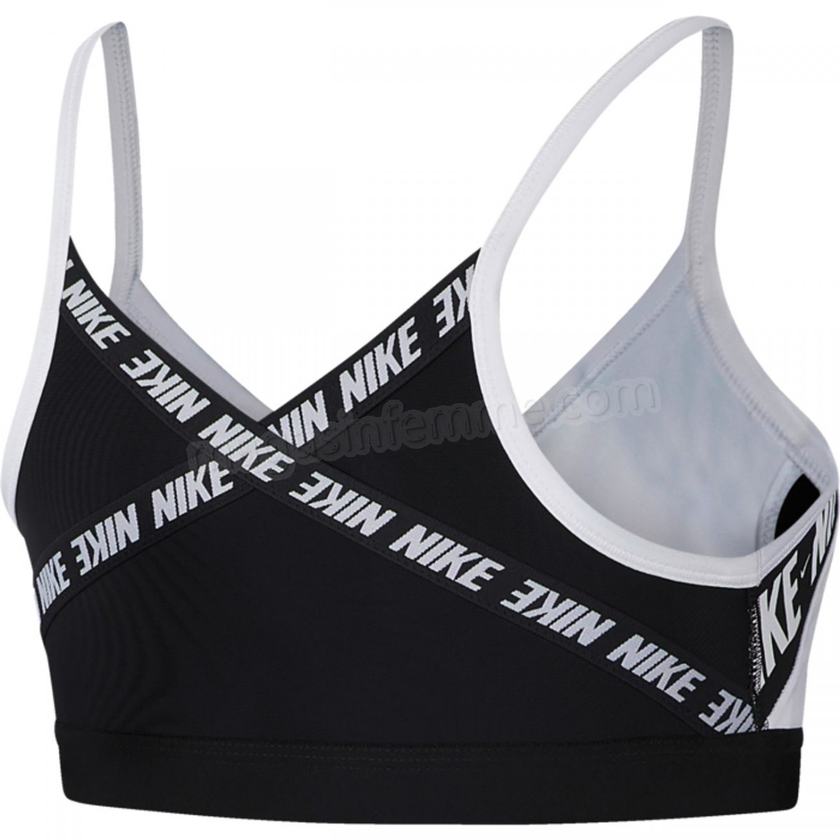 Nike-BRASSIERE Fitness femme NIKE INDY LOGO en solde - -1