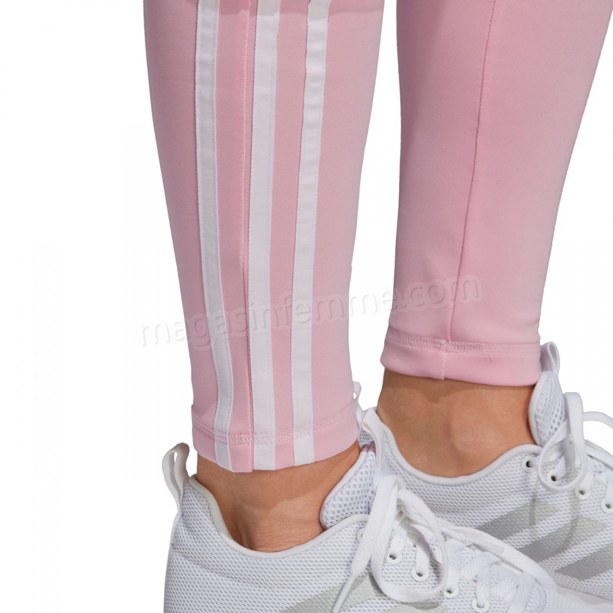 Adidas-Fitness femme ADIDAS Adidas Design 2 Move High Rise 3 Stripes Tights Long en solde - -17
