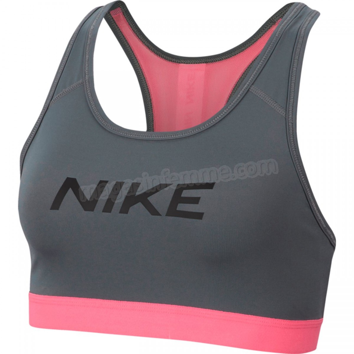 Nike-BRASSIERE Fitness femme NIKE MED BAND HBRGX NO PAD en solde - -0