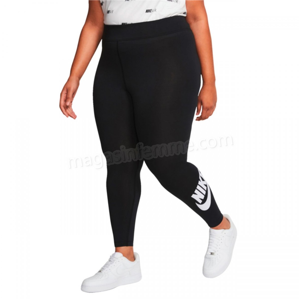 Nike-LEGGING Multisport femme NIKE Nike Sportswear Leg-A-See (grande taille) en solde - -2