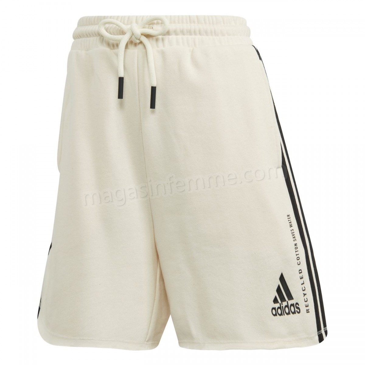Adidas-Fitness femme ADIDAS Short femme adidas Must Haves Recycled Cotton en solde - -0