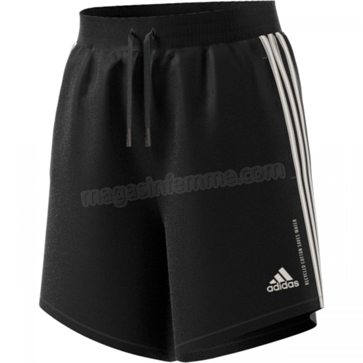 Adidas-Fitness femme ADIDAS Short femme adidas Must Haves Recycled Cotton en solde - -2