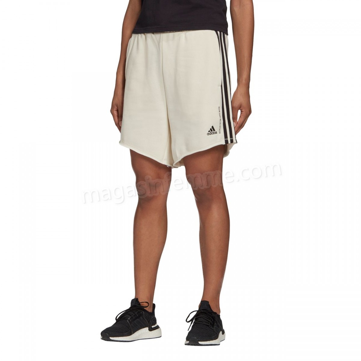 Adidas-Fitness femme ADIDAS Short femme adidas Must Haves Recycled Cotton en solde - -4