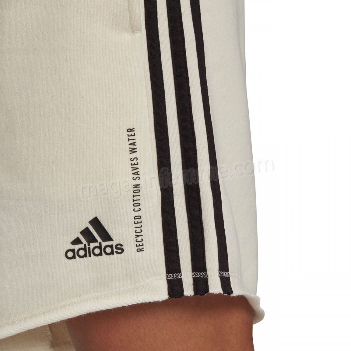 Adidas-Fitness femme ADIDAS Short femme adidas Must Haves Recycled Cotton en solde - -7