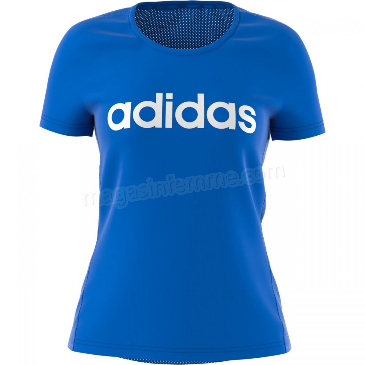 Adidas-Fitness femme ADIDAS T-shirt femme adidas Design 2 Move Logo en solde - -4