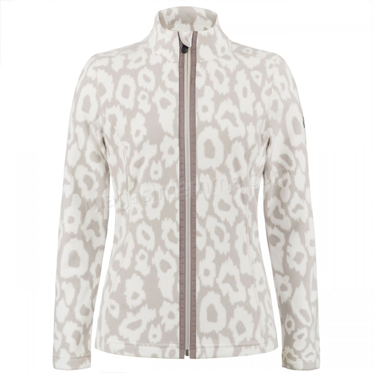 Poivre Blanc-Sports d'hiver femme POIVRE BLANC Veste Polaire Poivre Blanc Fleece Jacket 1500 Panther Grey Femme en solde - -2
