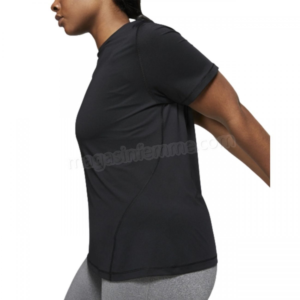 Nike-TEE-SHIRT femme NIKE Nike Pro (grande taille) en solde - -1