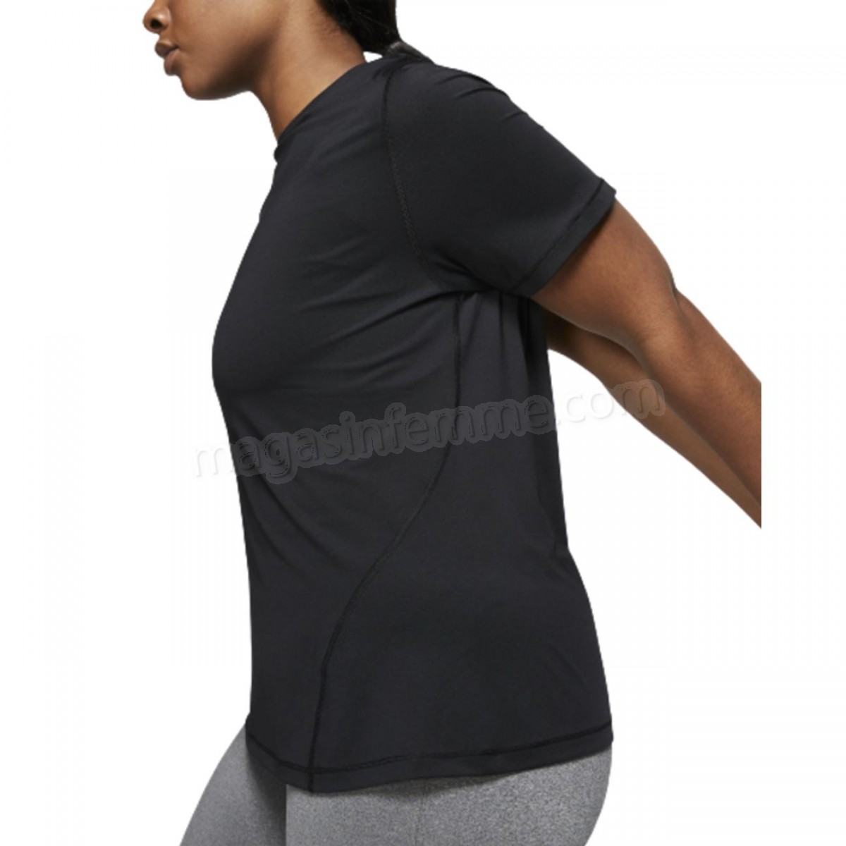 Nike-TEE-SHIRT femme NIKE Nike Pro (grande taille) en solde - -2