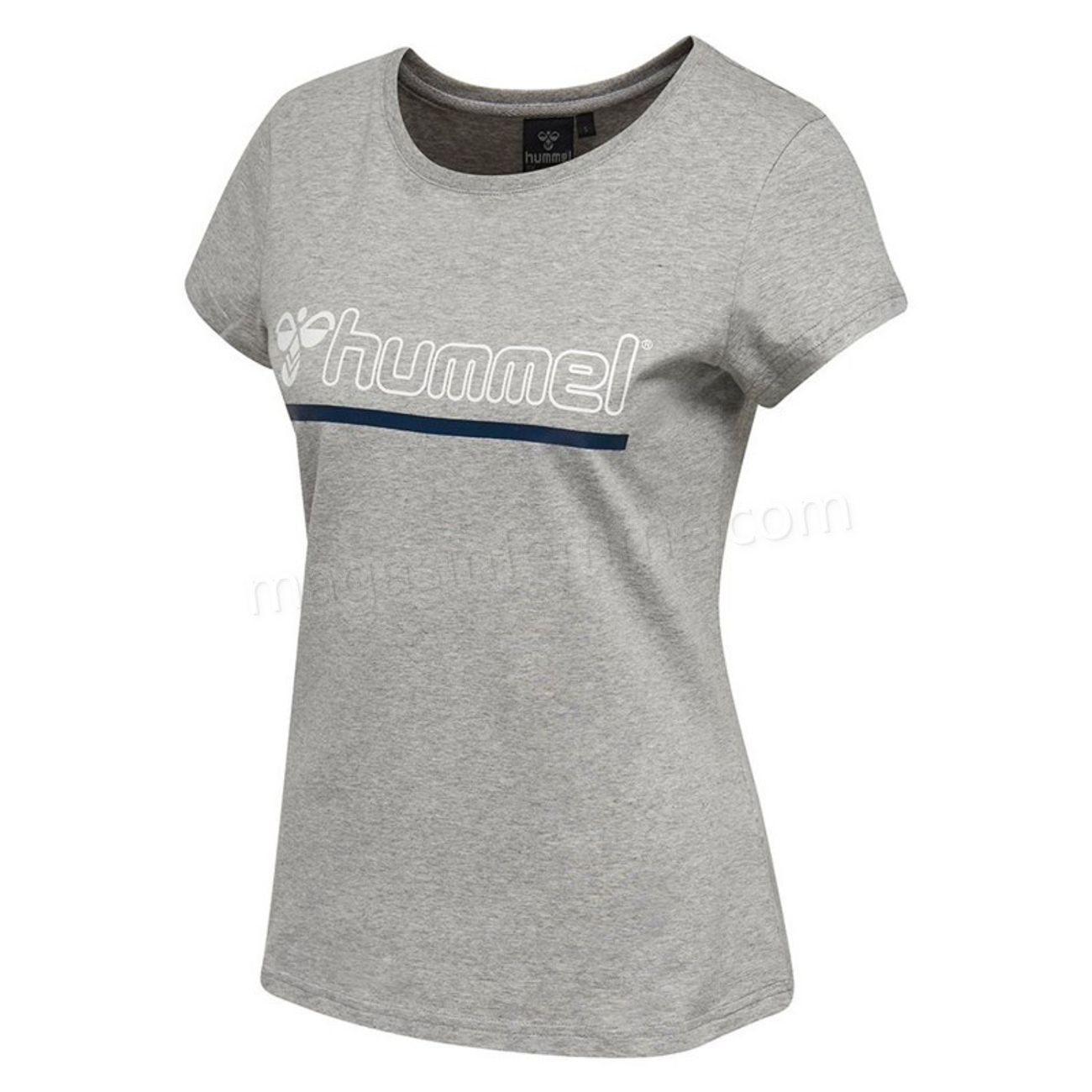 Hummel-Fitness femme HUMMEL T-shirt femme Hummel Classic bee Perla en solde - Hummel-Fitness femme HUMMEL T-shirt femme Hummel Classic bee Perla en solde