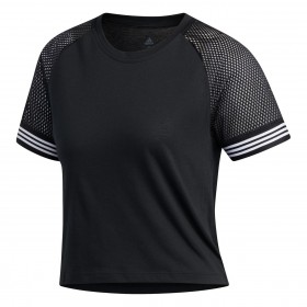 Adidas-Fitness femme ADIDAS T-shirt femme adidas 3-Stripes Ringer en solde