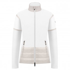 Poivre Blanc-Sports d'hiver femme POIVRE BLANC Veste Polaire Poivre Blanc Hybrid Fleece Jacket 1601 Multico White Femme en solde