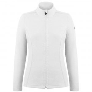 Poivre Blanc-Sports d'hiver femme POIVRE BLANC Veste Polaire Poivre Blanc Fleece Jacket 1500 White Femme en solde