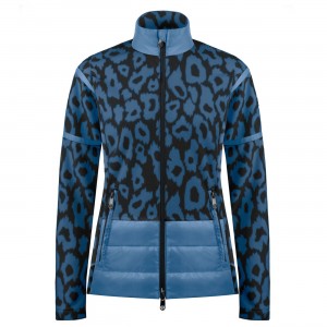 Poivre Blanc-Sports d'hiver femme POIVRE BLANC Veste Polaire Poivre Blanc Hybrid Fleece Jacket 1601 Panther Blue Femme en solde