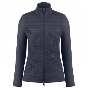 Poivre Blanc-Sports d'hiver femme POIVRE BLANC Veste Polaire Poivre Blanc Hybrid Stretch Fleece Jacket 1605 Gothic Blue 4 Femme en solde