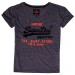 Superdry-Mode- Lifestyle femme SUPERDRY SUPERDRY Shirt Shop New Slim Bf T-Shirt Mc Femme en solde