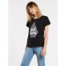Volcom-Randonnée pédestre femme VOLCOM T-shirt Volcom Radical Daze Tee Black Femme en solde - 1